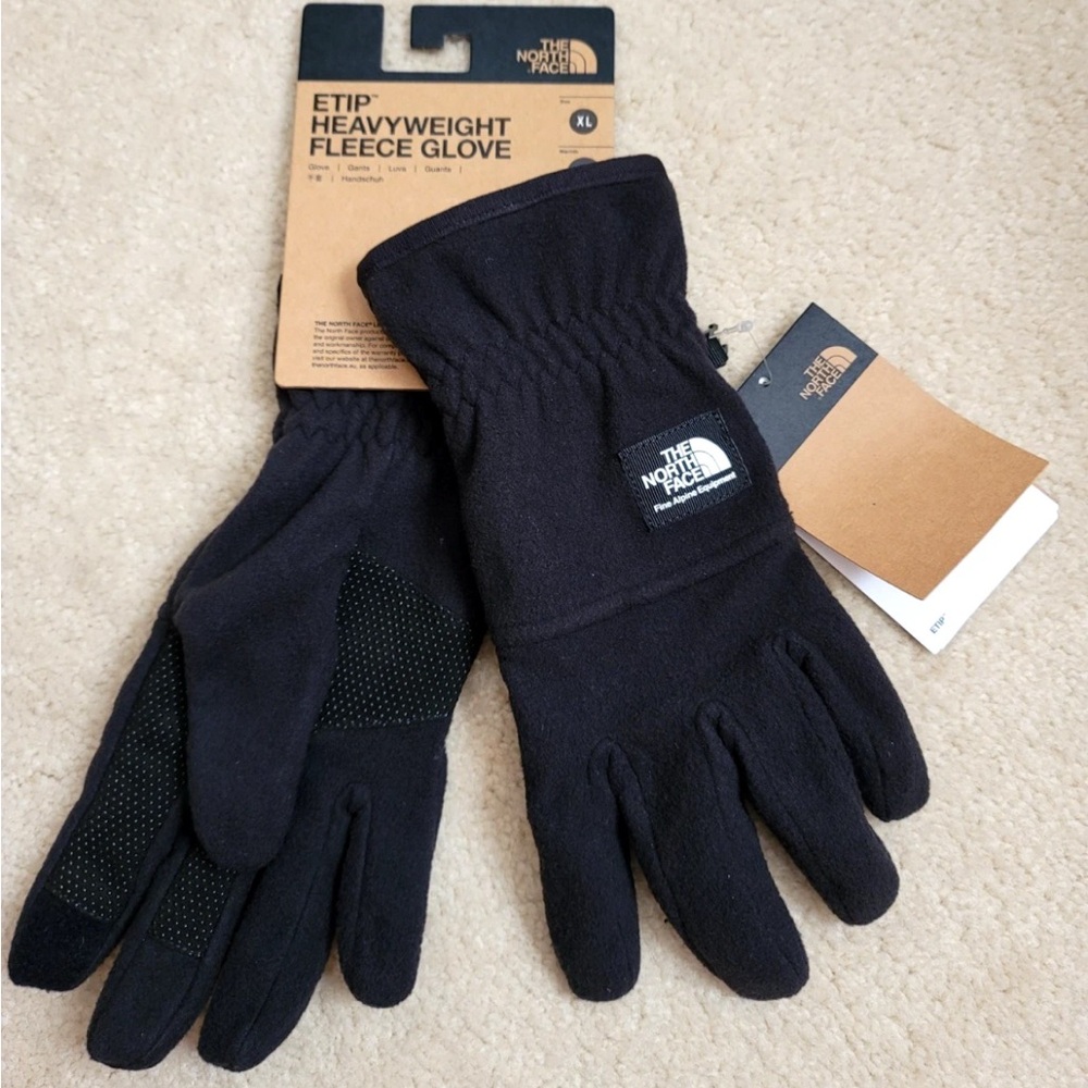 The North Face Unisex Etip Heavyweight Fleece Gloves Black, Size XL - Picture 5 of 5